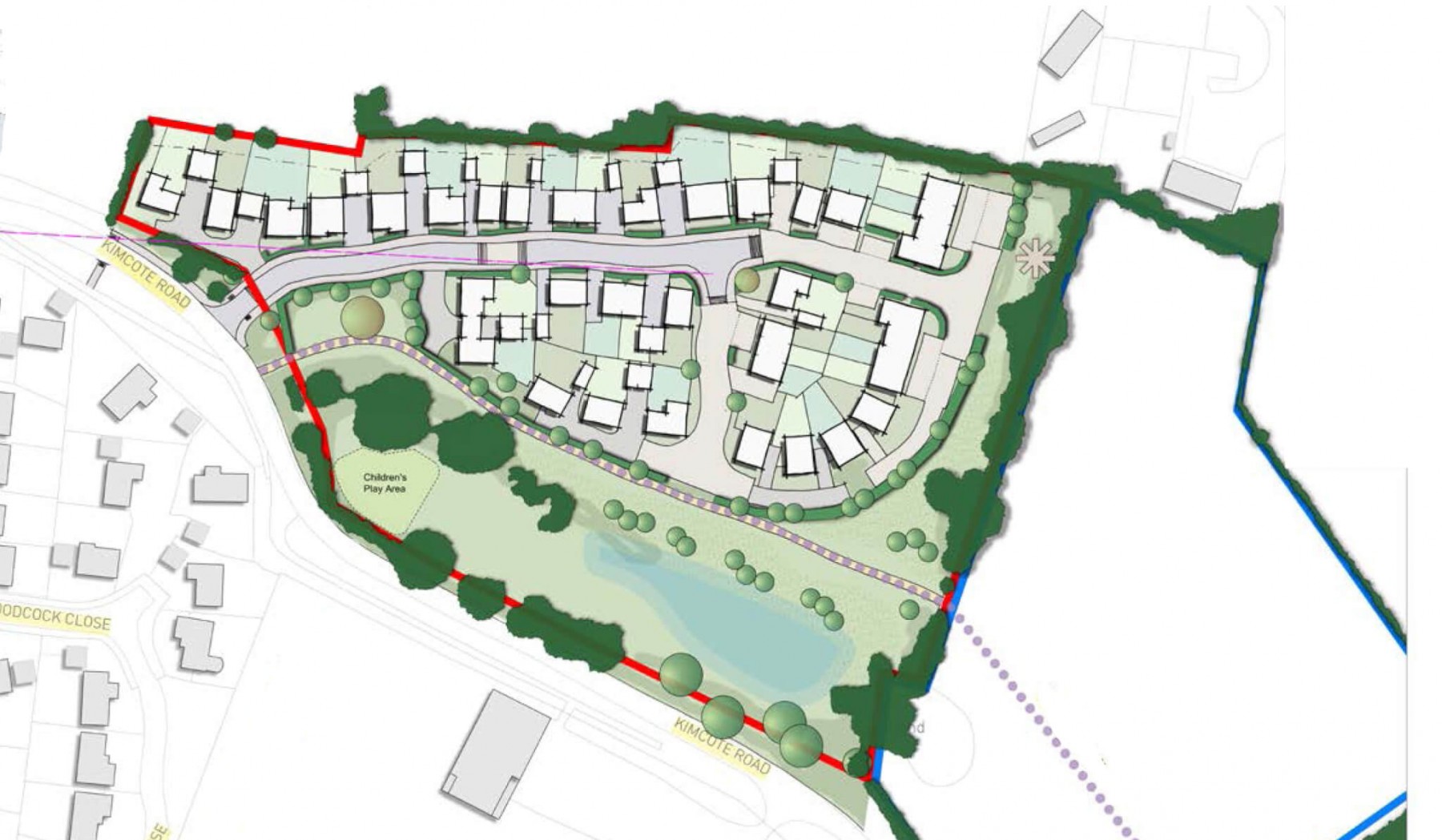 Kimcote-Road-Gilmorton-outline-masterplan Richborough Estates Sells Site To Barwood Homes